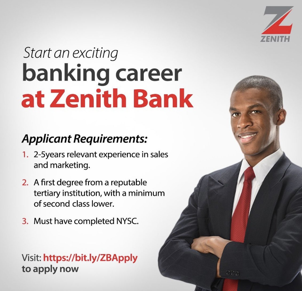 Zenith Bank Entry-level Recruitment 2024