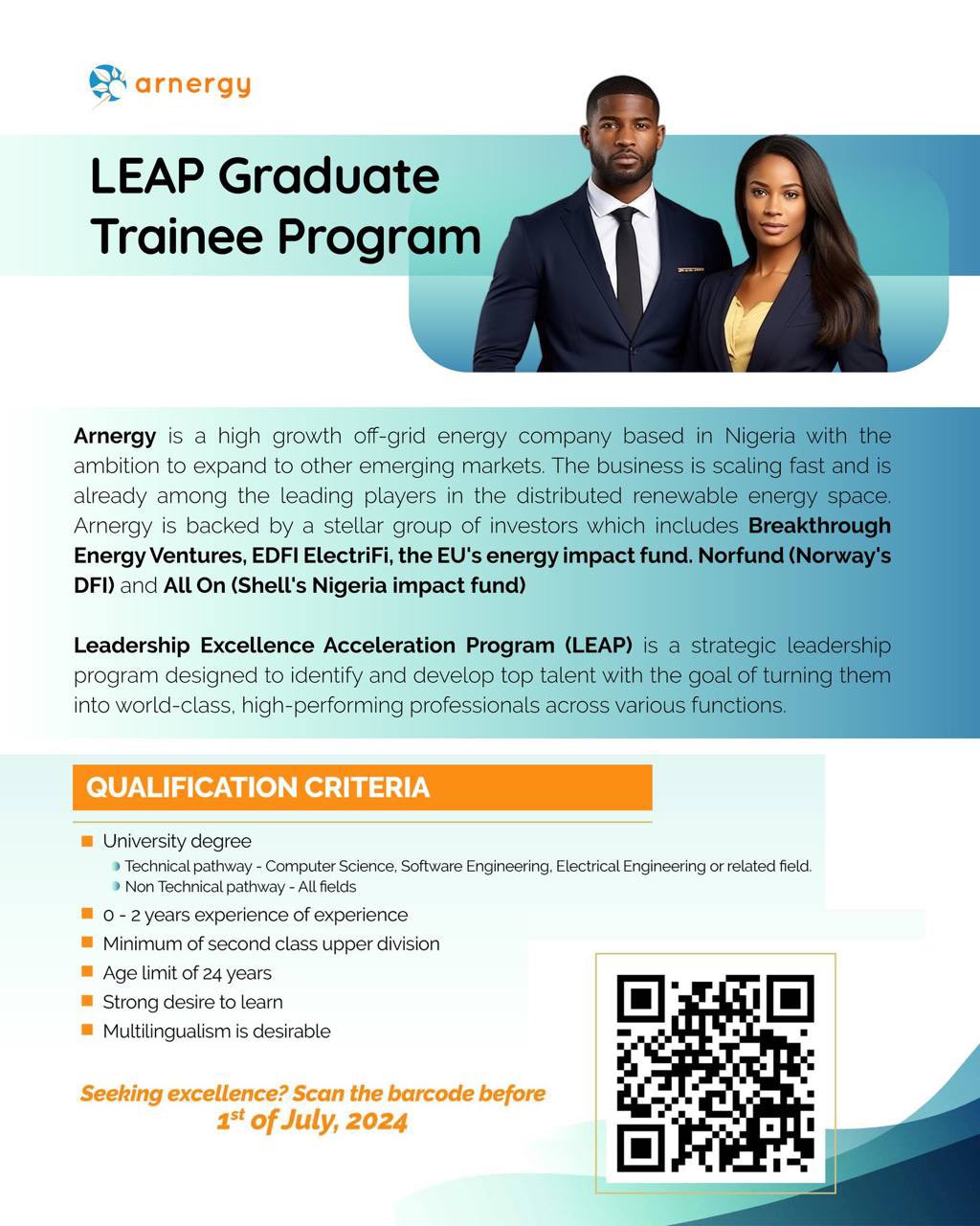 LEAP Graduate Trainee Program 2024