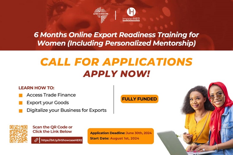 ShowcaseHER Training Program 2024 for African Female Entrepreneurs | win up to $1,000 business/export grant