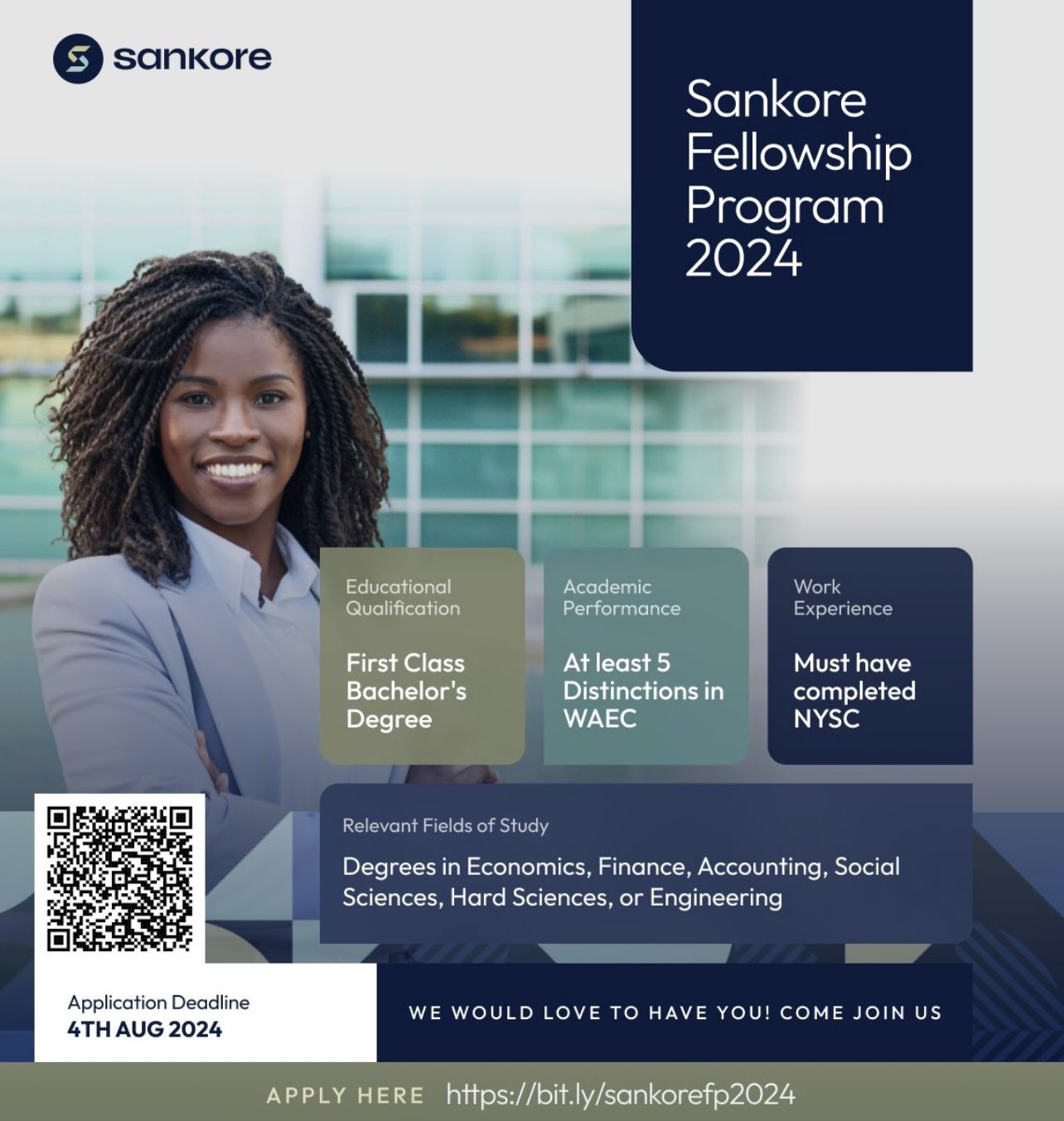 Sankore Paid Graduate Trainee Programme 2024